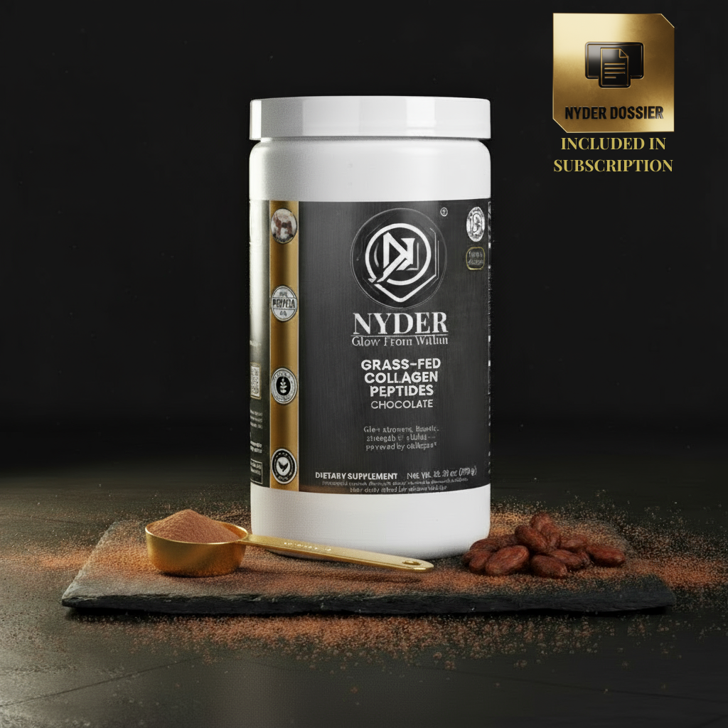 NYDER. Glow From Within Collagen Peptides (Refined Cacao)