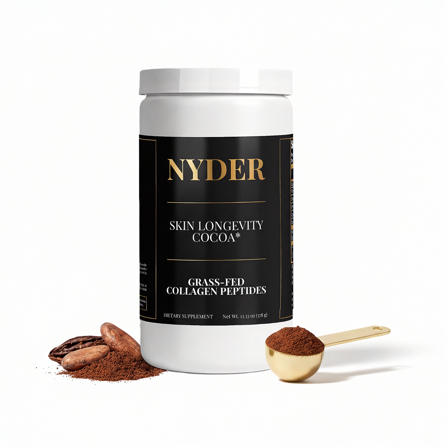 NYDER Best Collagen Peptides for Glowing Skin - Longevity Cocoa